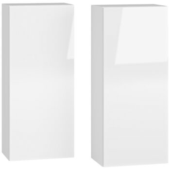 NABBI Baleta 2S kúpeľňová skrinka na stenu (2 ks) alaska / biely lesk