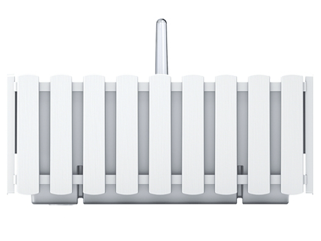 NABBI DDEF400W samozavlažovací plastový balkónový kvetináč 38 cm biela NABBI DDEF400W samozavlažovací plastový balkónový kvetináč 38 cm biela