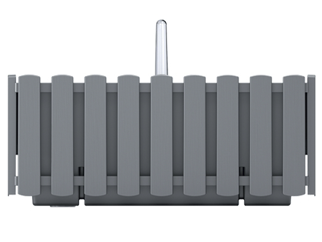 NABBI DDEF400W samozavlažovací plastový balkónový kvetináč 38 cm sivý kameň NABBI DDEF400W samozavlažovací plastový balkónový kvetináč 38 cm sivý kameň
