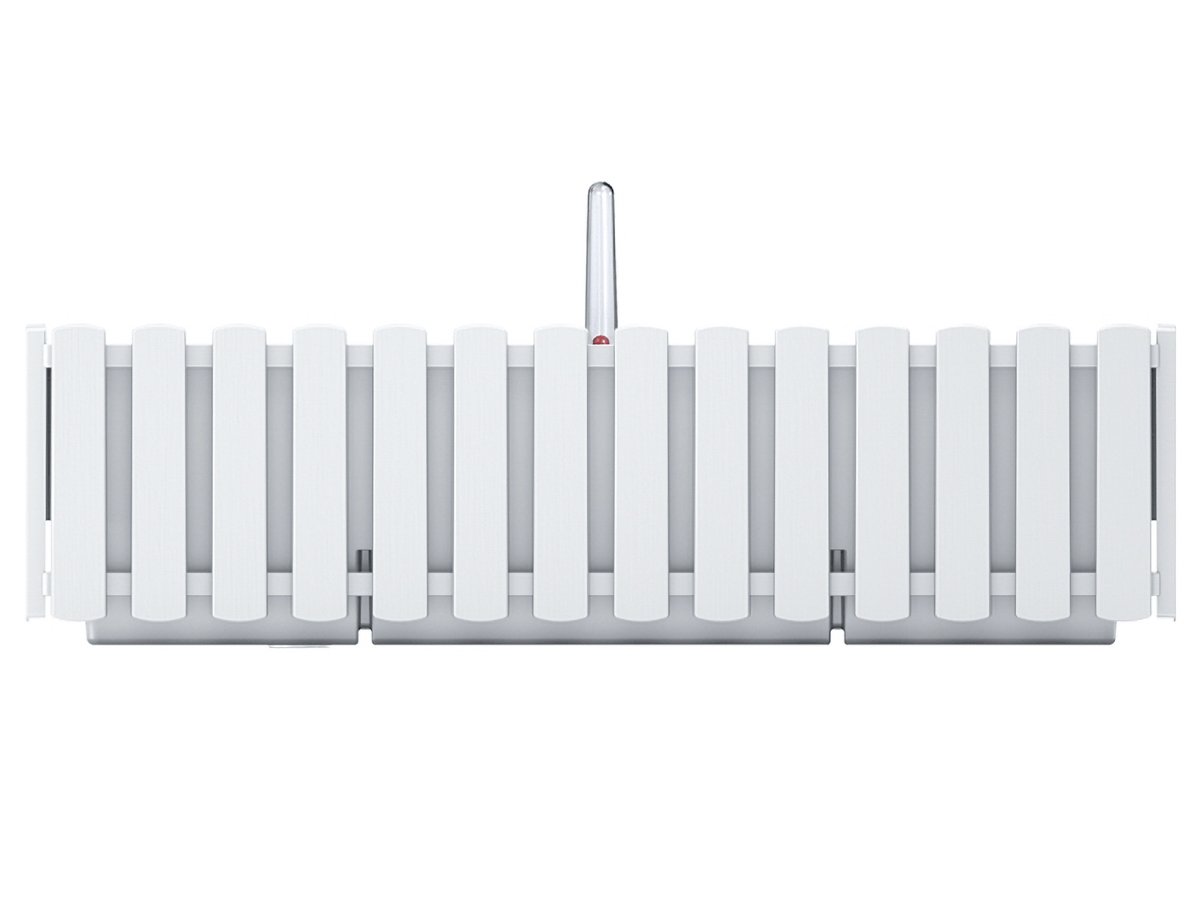NABBI DDEF600W samozavlažovací plastový balkónový kvetináč 58 cm biela NABBI DDEF600W samozavlažovací plastový balkónový kvetináč 58 cm biela