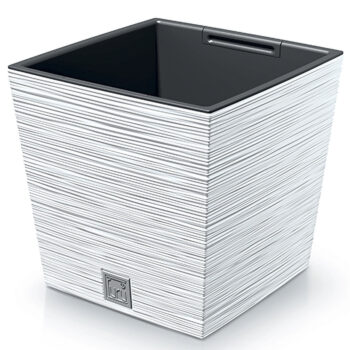 NABBI DFS240 plastový kvetináč 24 cm biela