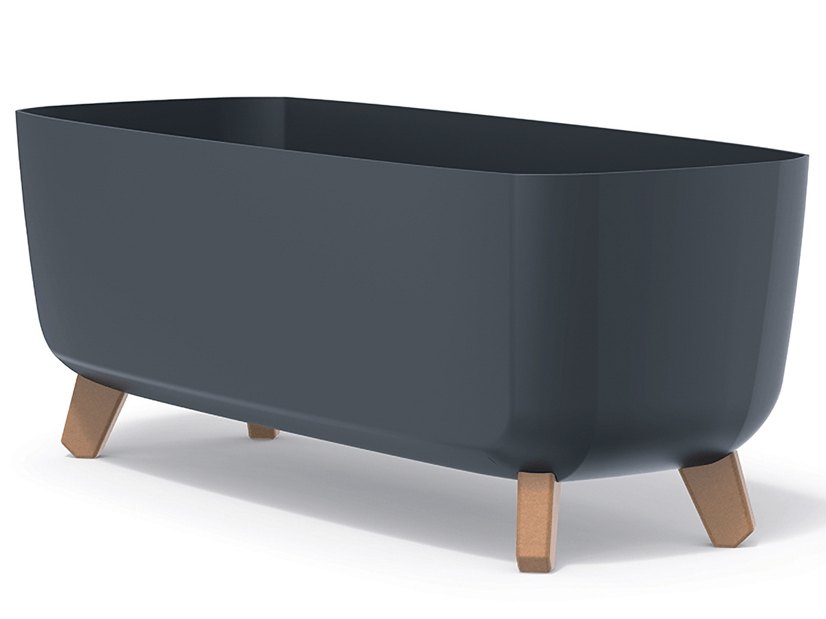 NABBI DGCL600 plastový kvetináč na nožičkách 58 cm antracit NABBI DGCL600 plastový kvetináč na nožičkách 58 cm antracit