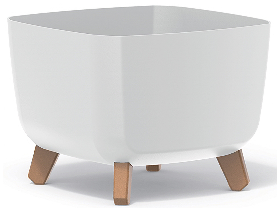 NABBI DGQL300 plastový kvetináč na nožičkách 29 cm biela NABBI DGQL300 plastový kvetináč na nožičkách 29 cm biela