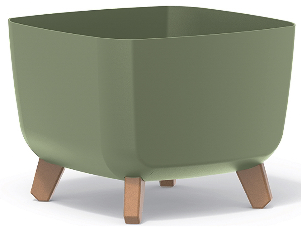 NABBI DGQL300 plastový kvetináč na nožičkách 29 cm zelená NABBI DGQL300 plastový kvetináč na nožičkách 29 cm zelená