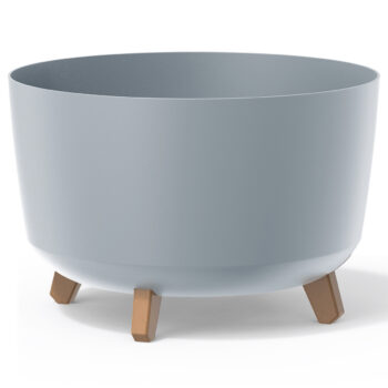 NABBI DGRL400 plastový kvetináč na nožičkách 39 cm svetlosivá