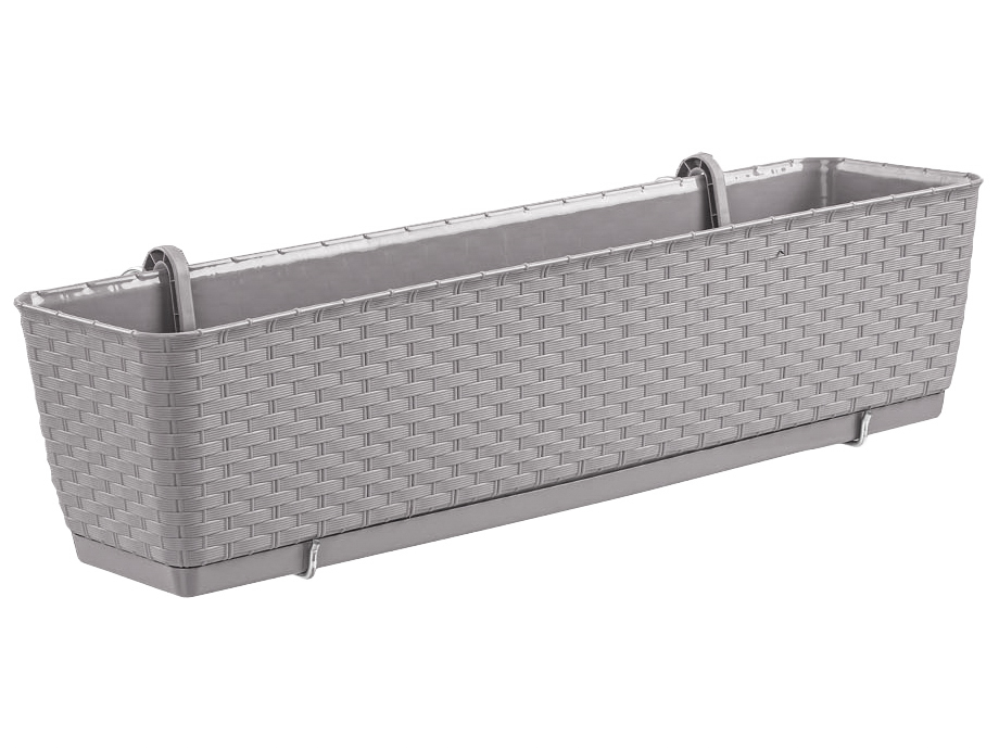 NABBI DRL600PW plastový balkónový kvetináč 59 cm mocca NABBI DRL600PW plastový balkónový kvetináč 59 cm mocca