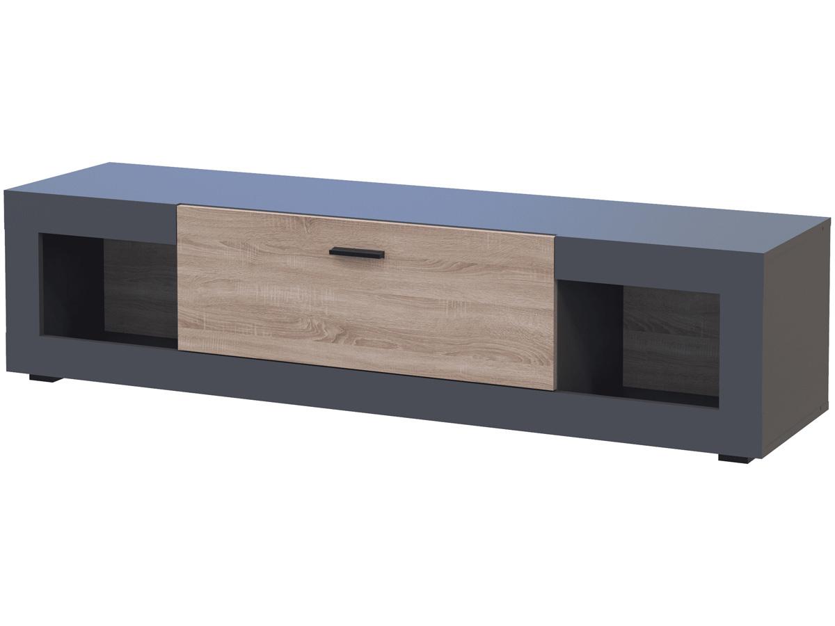 NABBI Dolin TV-B2 tv stolík grafit / dub sonoma NABBI Dolin TV-B2 tv stolík grafit / dub sonoma