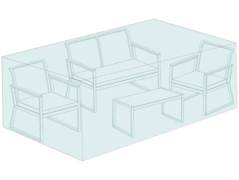 NABBI E-NBC200 ochranný obal na záhradný nábytok svetlosivá