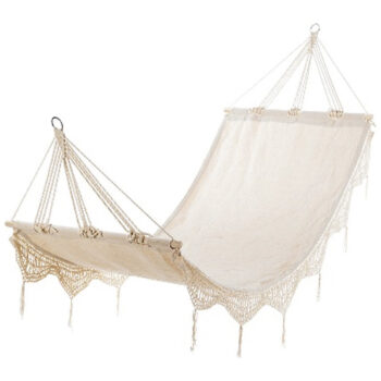 NABBI Embu hojdacia sieť 200x80 cm krémová