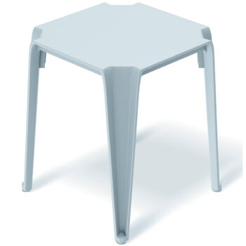 NABBI MLT1 plastový konferenčný stolík svetlosivá