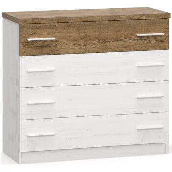 NABBI Mateo CH-4DRWS zásuvková komoda sosna Andersen / dub april