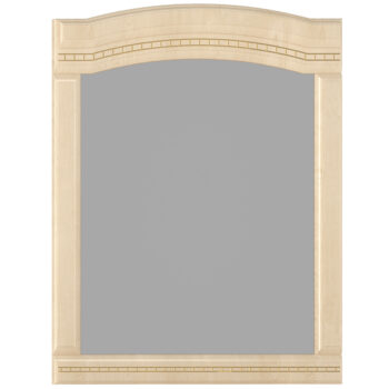 NABBI Molis M rustikálne zrkadlo na stenu breza polárna