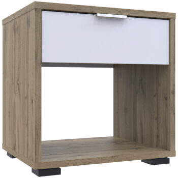 NABBI Nosen N2 nočný stolík dub tahoe / biela