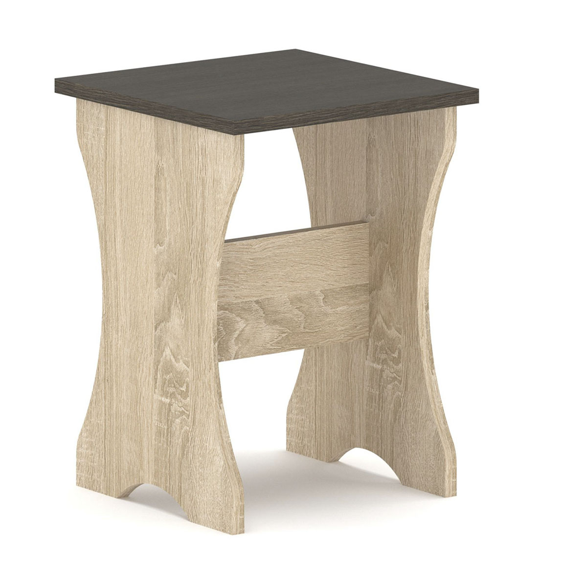 NABBI Novi S taburetka (2 ks) dub sonoma / dub riviera truflový NABBI Novi S taburetka (2 ks) dub sonoma / dub riviera truflový