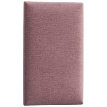 NABBI Quito obdĺžnikový čalúnený panel na stenu 30x50 cm ružová