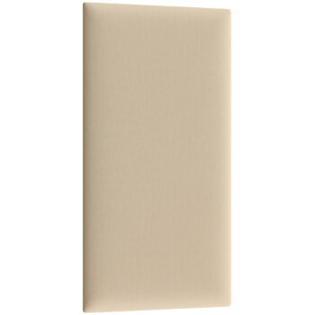 NABBI Quito obdĺžnikový čalúnený panel na stenu 30x60 cm béžová