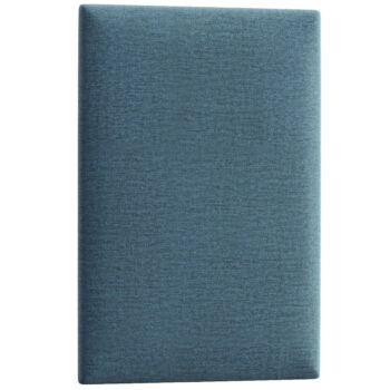 NABBI Quito obdĺžnikový čalúnený panel na stenu 40x60 cm svetlomodrá