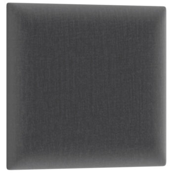 NABBI Quito štvorcový čalúnený panel na stenu 30x30 cm čierna
