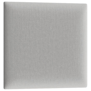 NABBI Quito štvorcový čalúnený panel na stenu 30x30 cm svetlosivá