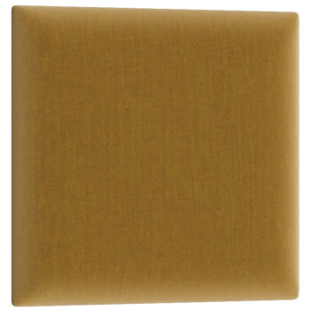 NABBI Quito štvorcový čalúnený panel na stenu 30x30 cm zlatá