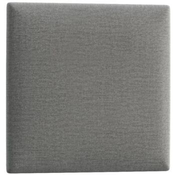 NABBI Quito štvorcový čalúnený panel na stenu 40x40 cm sivá