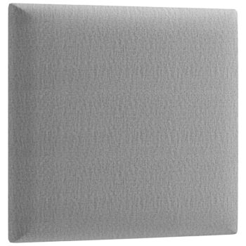 NABBI Quito štvorcový čalúnený panel na stenu 40x40 cm svetlosivá