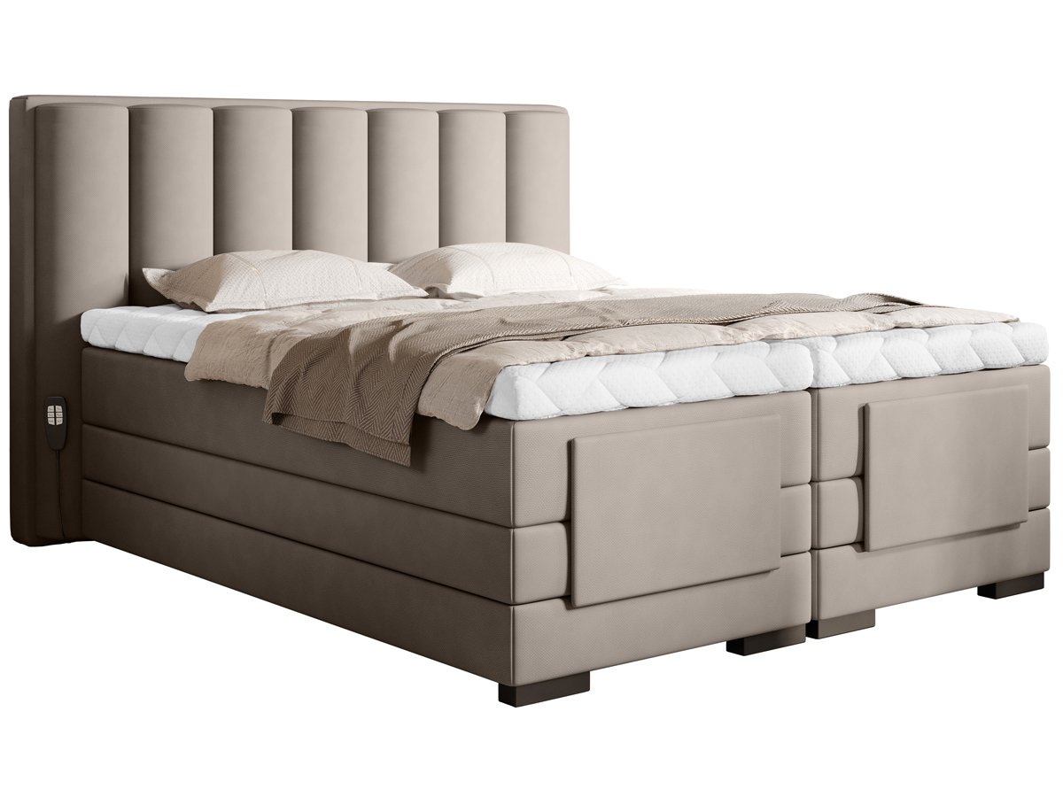 NABBI Vajana 140 elektrická polohovacia manželská posteľ béžová NABBI Vajana 140 elektrická polohovacia manželská posteľ béžová