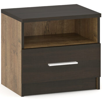 NABBI Verify N nočný stolík (2 ks) dub april / wenge