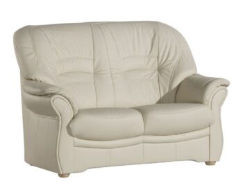 PYKA Jupiter kožená dvojsedačka smotanová (G105)