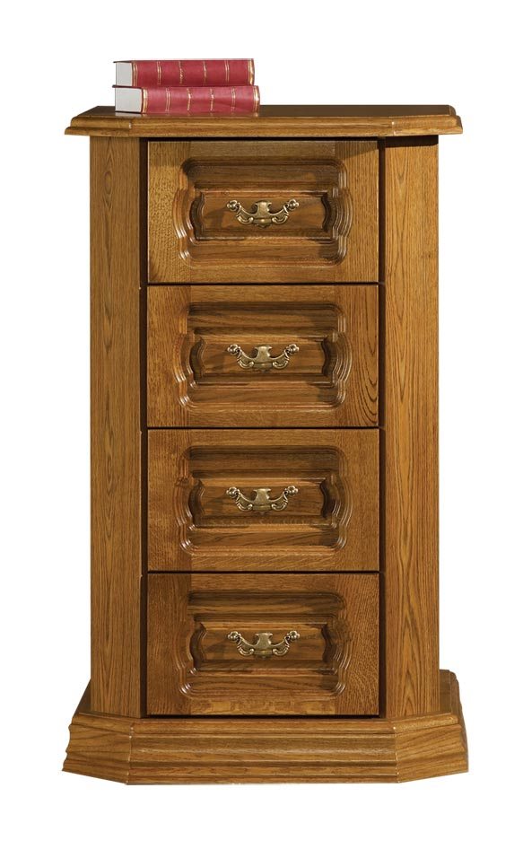 PYKA Kinga 4S rustikálna zásuvková komoda drevo D3 PYKA Kinga 4S rustikálna zásuvková komoda drevo D3