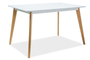 SIGNAL Declan I jedálenský stôl biela / buk