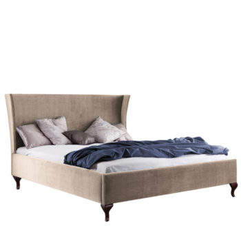 TARANKO Classic CL-1 180 posteľový rám svetlohnedá (Velvet-B1 148) / orech Milano