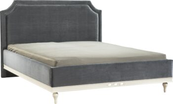 TARANKO Florencja FL-1 160 posteľový rám tmavosivá (Velvet-B1 169) / vanilka