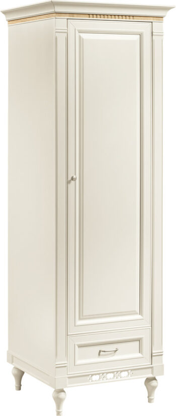TARANKO Florencja FL-1D L/P šatníková skriňa vanilka / dub Florencja
