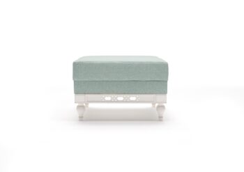 TARANKO Florencja FL taburetka mentolová (Palermo-C2 224) / kašmír patyna