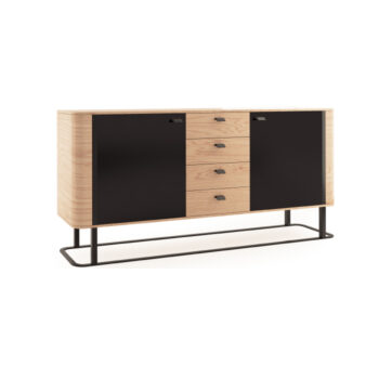 TARANKO Grande GR-K3 komoda dub (Grande 01) / čierna