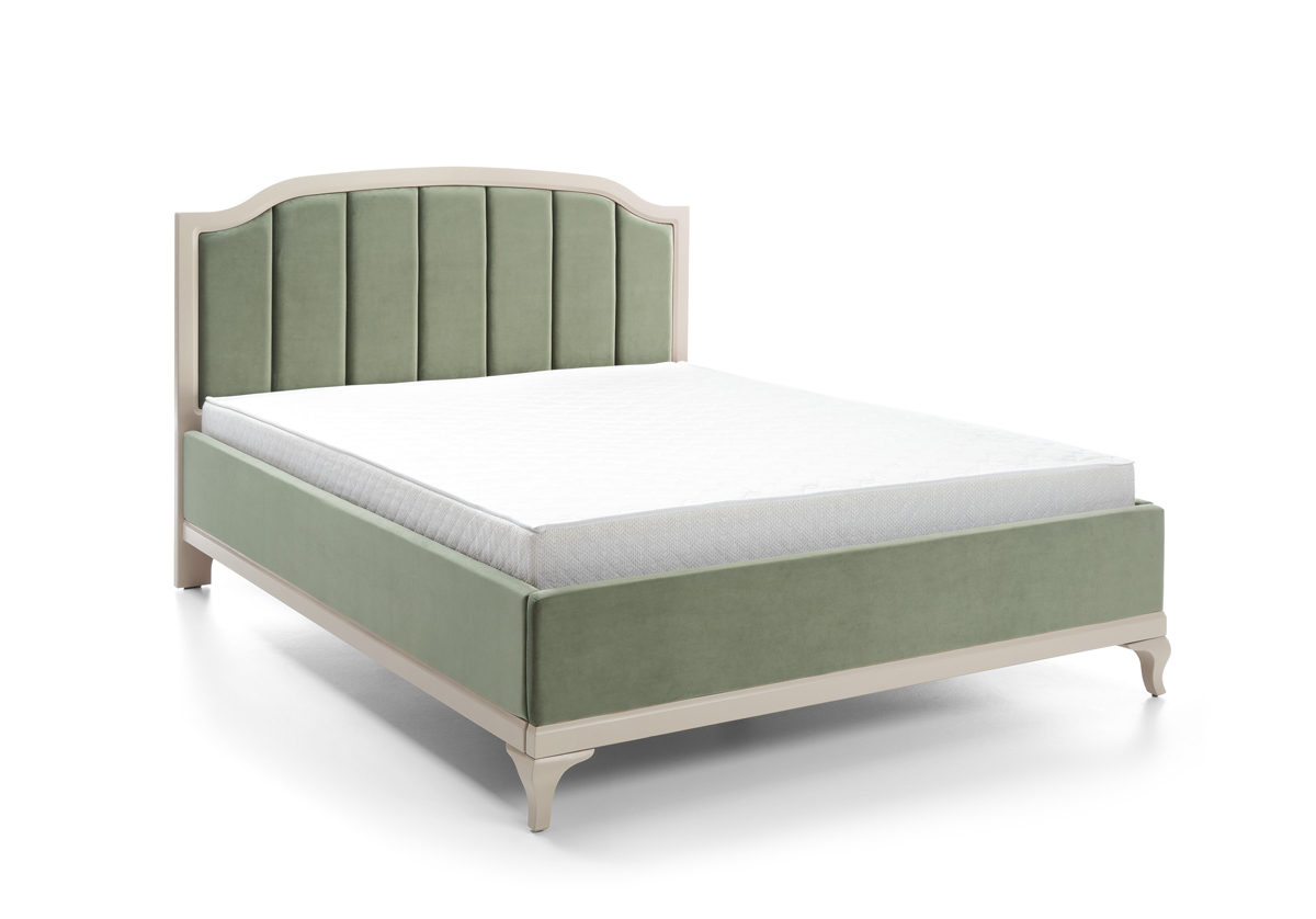 TARANKO Lagos LA-2 160 posteľový rám s úložným priestorom svetlozelená (A9 2243) / kašmír Lagos TARANKO Lagos LA-2 160 posteľový rám s úložným priestorom svetlozelená (A9 2243) / kašmír Lagos