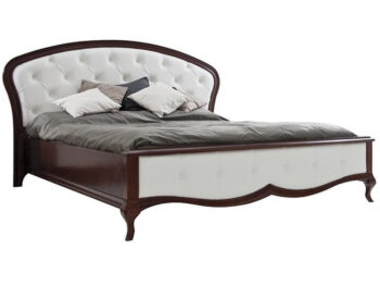 TARANKO Milano MI-1 160 rustikálny posteľový rám biela / orech Milano