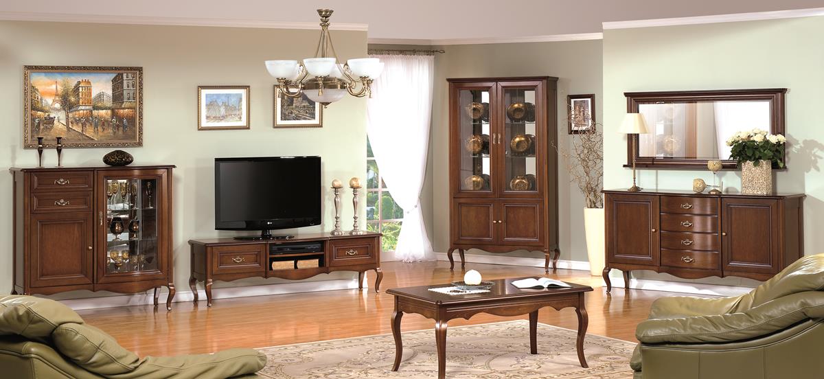 TARANKO Prato rustikálna obývacia izba s osvetlením višňa 02 TARANKO Prato rustikálna obývacia izba s osvetlením višňa 02