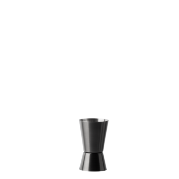 Barmanská odmerka čierna matná 2 a 4 cl – Basic Bar - 593789