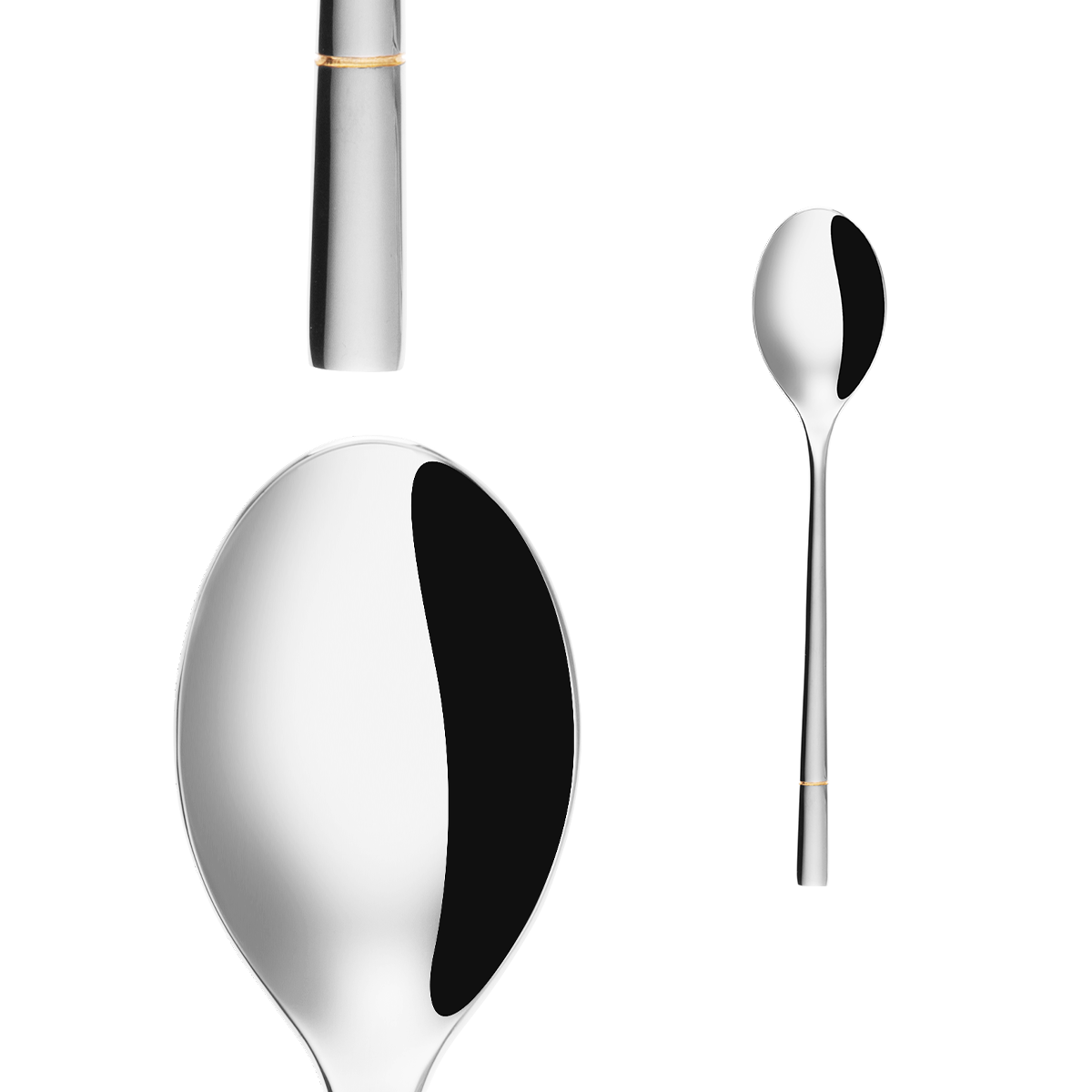 Dezertná lyžička - Luxus zlatá ryha - 112557 Dezertná lyžička - Luxus zlatá ryha - 112557