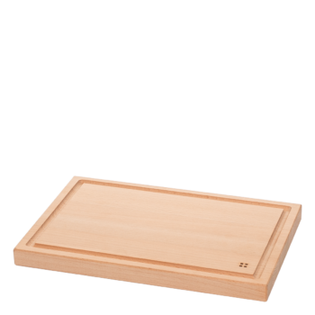 Drevená doska na krájanie so žliabkom 30 x 20 cm - Basic - 593012