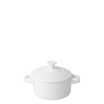 Kastról s pokrievkou Flowl Atelier biely ø10.2 cm - Gaya - 452159