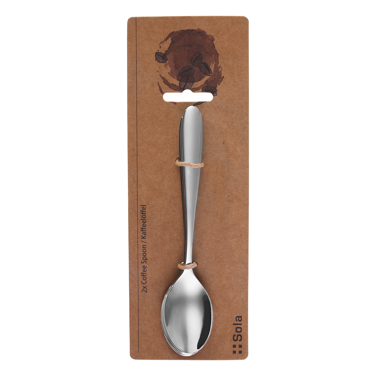 Kávová lyžička set 2 ks – Alpha Basic - 130710 Kávová lyžička set 2 ks – Alpha Basic - 130710