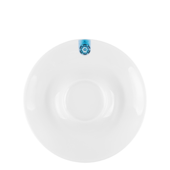 Kávová/čajová podšálka s modrým ornamentom 15 cm – Gaya RGB - 451851