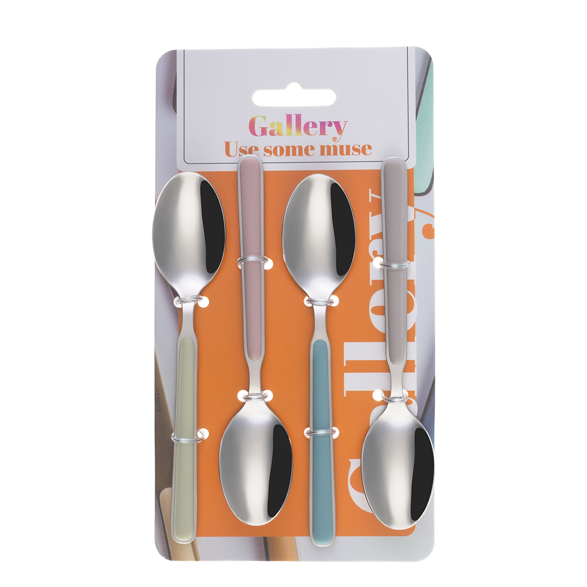 Kávové lyžičky set 4 ks – Gallery pastel mix - 133962 Kávové lyžičky set 4 ks – Gallery pastel mix - 133962