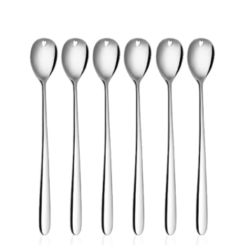 Latte lyžičky so srdiečkom 6 ks set - Love Cutlery - 116606