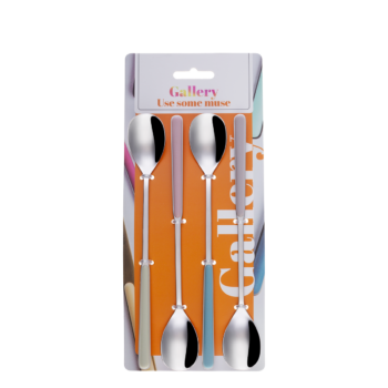 Limo/latte lyžičky set 4 ks - Gallery pastel mix - 133960