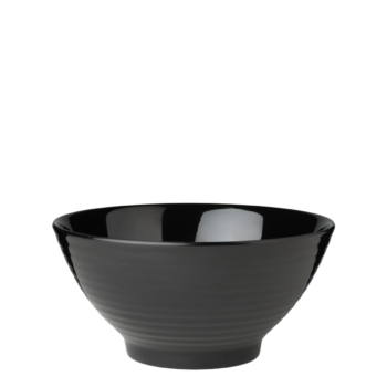 Miska čierna 20 cm - Elements Melamin (Flow) - 593171