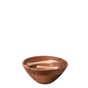 Miska na šalát stredná Agát ø 25,4 cm - FLOW Wooden - 593712